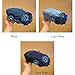 Busnos Beret Hat for Women French Artist Painter Beret Fashionable Cute Flower Denim Sun Hat Dark Blue Woman's French Denim Hats Gift