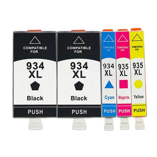 Cartouche d'encre 934XL 935XL pour l'impression de rapports sur Officejet 6812