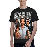 Draskeer Bradley Cooper T Shirts Man'S Summer Print Short Sleeve Tee Classic Crew Neck Shirts Large Black