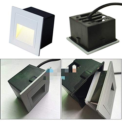 Lampe murale à LED noire 5W IP65 anti-chute pour escalier sombre
