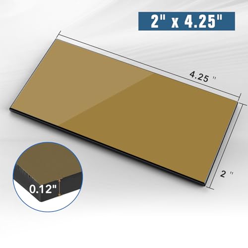 TRQWH 5-Pack Gold Glass Lens