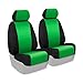 Coverking Custom Fit Front 50/50 Bucket Seat Cover for Select Nissan Murano Models - Neoprene (Synergy Green with Black Sides)