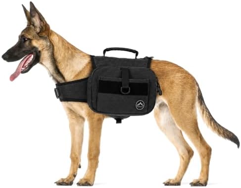 Himal Outdoors Dog Backpack & Saddle Bag, Tactical Hiking Backpac...