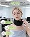 Unisex Foam Cervical Collar,Neck Brace for Sleeping,Relieve Neck Pressure,Suitable for Bed Rest and Neck Support for Prolonged Sitting in the Office,One Size Fits All,12.6 in/3.15 in