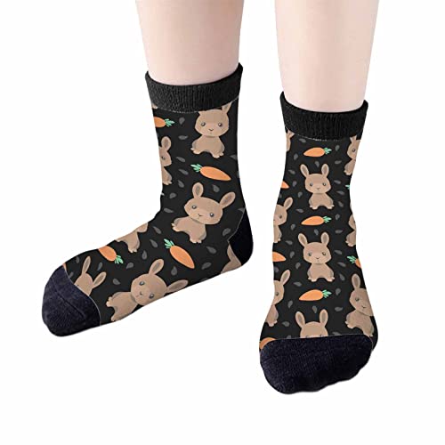 Image of Crew Socks for Woman Size 6-8 Tropical Wildlife Bright Teal Girls Socks