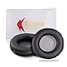 Produktbild Krone Kalpasmos Ersatz-Headset Ohrpolster Memory-Schaum PU-Leder On-Ear-Kopfhörer Ohrpolster für ATH-S200BT Headset (Audio-Technica), mit Eva-Kunststofftasche Black & Dark Grey