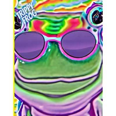 Trippy Frog : Mindfulness Coloring Book For Adults: Zen Coloring Book For Mindful People