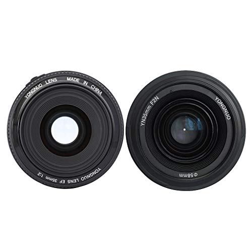 Lente de focagem manual F2.0 de 35 mm da Almencla para câmeras digitais, diagonal de 63 graus, verti