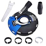 【Package Include】1x Staubschutzhaube, 1x Schutzhaubenschlüssel, 1x Universal Staubsaugerschlauchadapter 4x Unterlegscheibe