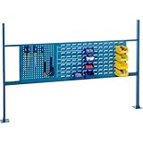 Global Industrial 249718BL 18 in. Pegboard & 36 in. Louver Panel Kit - 54 in. - Blue