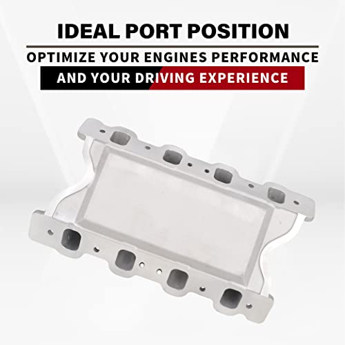 Fgjqefg Intake Manifold Aluminum Dual Plane Compatible With Ford 351C 1970-1986 #TOP5