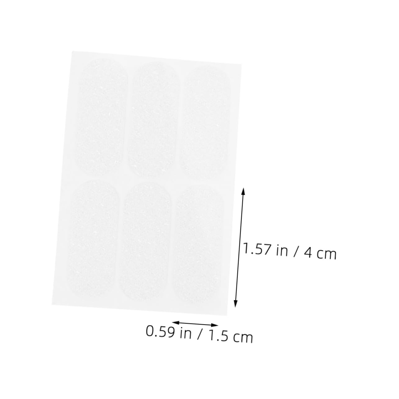 FOMIYES Vertical Ear Tape Ear Pinning Tape for Support Patches for Makeup Decorations