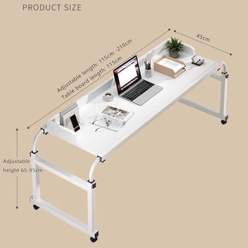 Table de lit réglable hauteur bureau mobile canapé support ordinateur