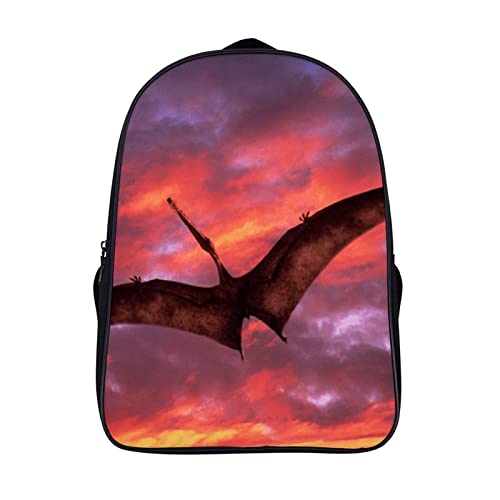 Sac à dos dinosaure 3D spacieux pour soulager le dos des ados à l'école