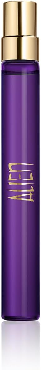 Mugler Alien - Eau de Parfum - Women's Perfume - Floral & Woody - With Jasmine, Wood, and Amber - Long Lasting Fragrance - Travel Size - 0.33 Fl Oz