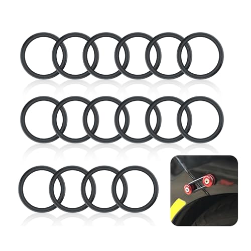 16PCS Quick Release O Rings, Flexible Rubber Bands Fender Fasteners, Universal Car Accessories for...