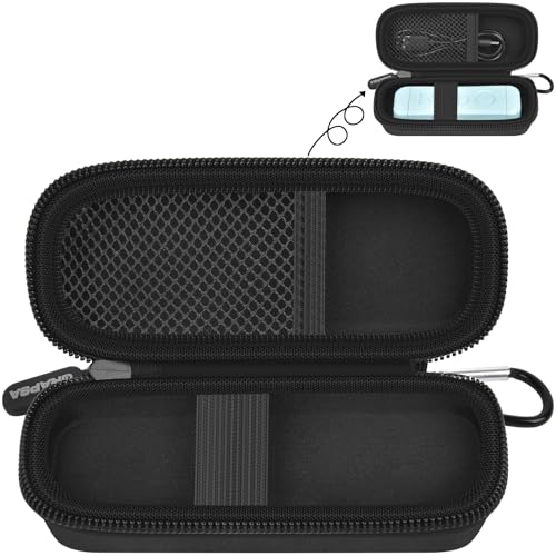 Grapsa Clip on Book Light Case for Glocusent Reading Light, for Gritin Small Book light, for 86lux Reading Lamp. Portable and Cute Storage Case for Home/Travel/Outdoor with Detachable Hooks(Bag Only)