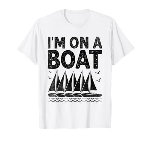 Sono Su Una Barca Paddle Boat Maglietta