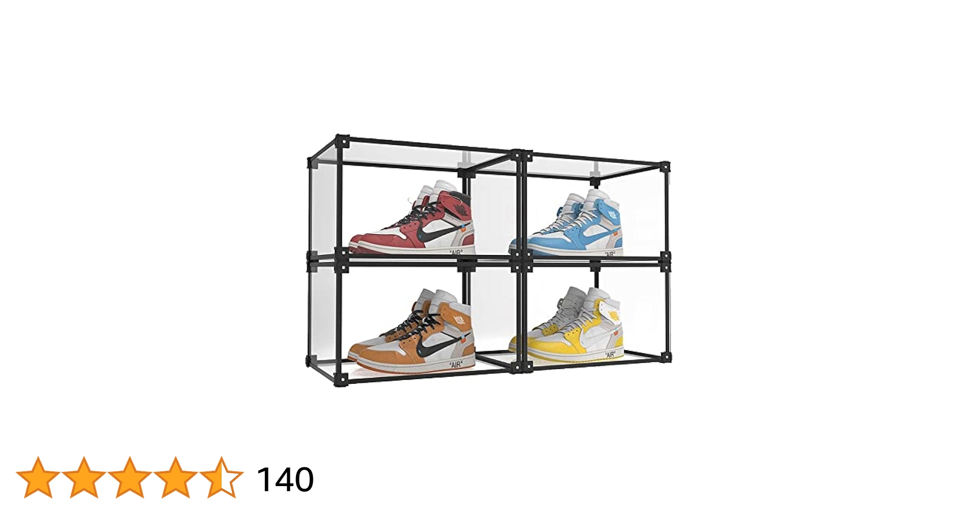 Amazon｜スニーカー収納 フィギュア収納 シューズボックス 横型