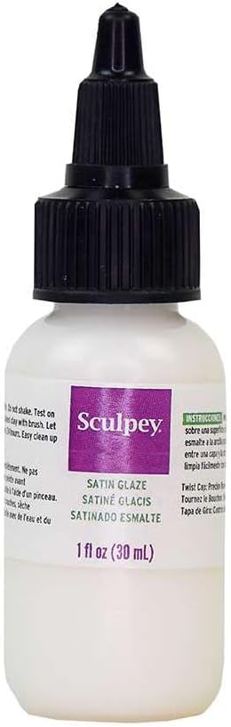 Polyform Sculpey Glaze, 1-Ounce, Satin