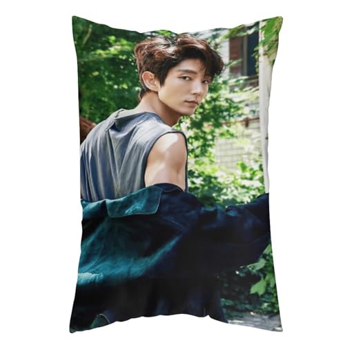 イ・ジュンギ6 抱き枕カバー 長方形 等身大クッションカバー 両面プリント 気持ちいい 安眠 隠しファスナー式 伸縮性 着脱簡単 肌触り良い 柔らかい 四季兼用 ベッド飾り 12 "x20 "