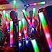 OLUPP 72PCS Foam Glow Sticks, Foam Light Up Sticks with 3 Modes Colorful Flashing, Glow Sticks for Wedding, Glow Stick Bulk Party Pack for Wedding, Raves, Concert, Camping, Carnival