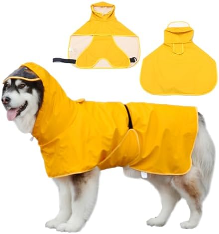 Impermeabile Per Cane Riflettente Con Cappuccio | Giacca Pioggia Taglie Piccole, Medie, Grandi - Foto 8