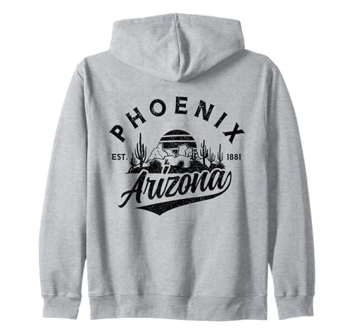 Souvenir vintage del Phoenix Arizona AZ Pride Sudadera con Capucha