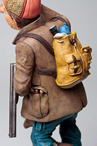 Guillermo Forchino The fo85535 The Hunter Figurine, Resin, Multi-Coloured, 30 x 15 x 38.5 cm
