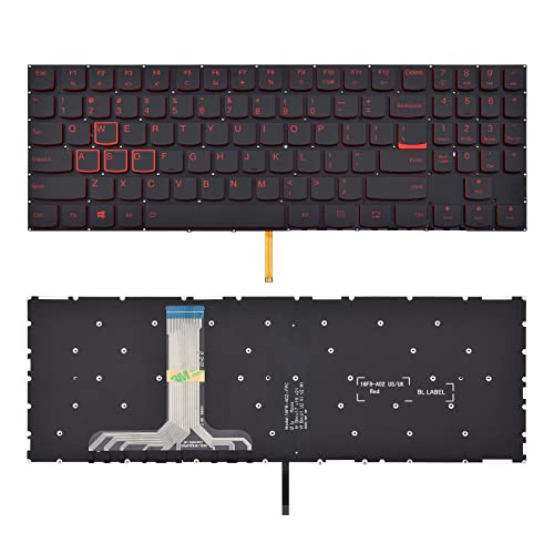 SUNMALL Replacement Keyboard Compatible with Lenovo Legion Y520-15ikbn Y720-15ikb R720-15IKB(Compatible Lenovo Legion Y530-15ICH Y540-15IRH Y540-17IRH Y545 Y7000p) with Backlit US Layout