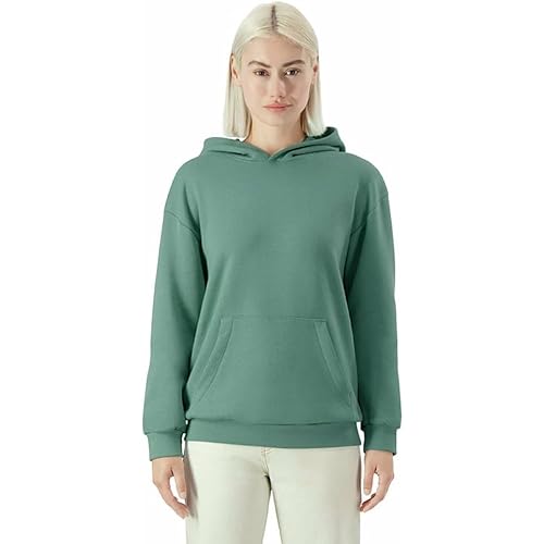 American Apparel Unisex Adult Reflex Fleece Pullover Hoodie Sweatshirt, Grf498aa
