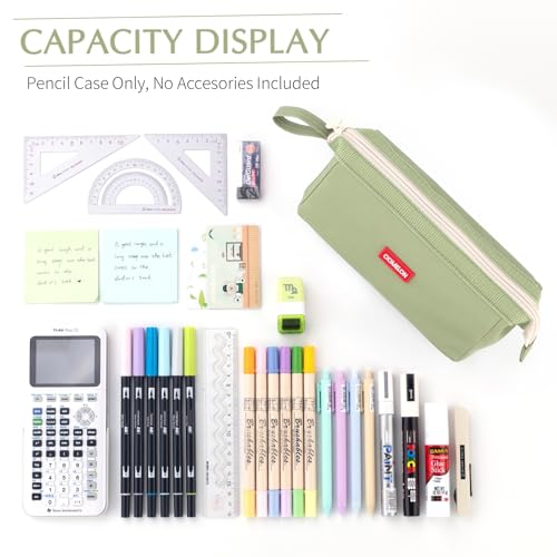 CICIMELON Pencil Case Large Capacity Pencil Pouch Pen Bag for School Teen Girl Boy Men Women