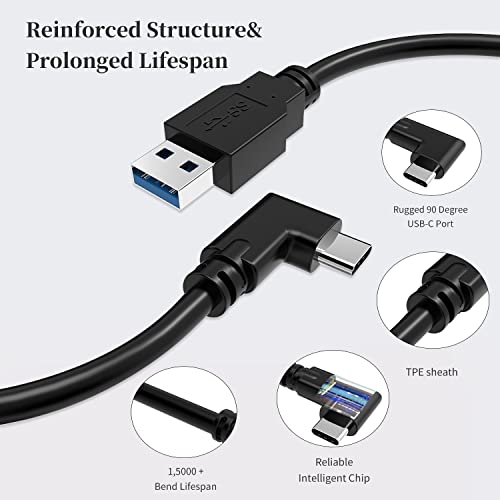 Tyralel Link Cable Compatible With Meta/Oculus Quest 2,High Speed Pc Data Transfer, Usb 3.0 To Usb C Cable For Vr Headset And Gaming Pc (16Ft) #TOP2
