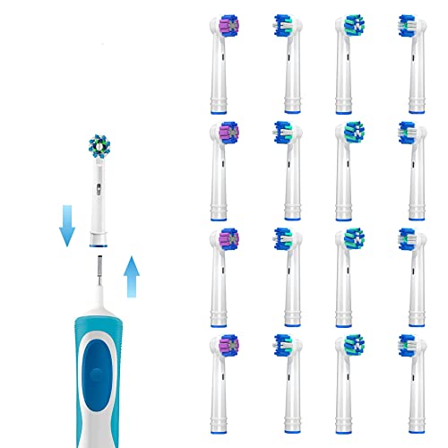 Recambios Cepillos Para Oral B - 16 Cepillos Compatibles Con Braun Oral B - 4 Control De Placa, 4 Precisión, 4 Dientes Sensibles, 4 Blanqueadores - Recambios Cabezales Para Cepillos Eléctricos Oral B Recambios Cepillos Para Oral B - 16 Cepillos Compatibles Con Braun Oral B - 4 Control De Placa, 4 Precisión, 4 Dientes Sensibles, 4 Blanqueadores - Recambios Cabezales Para Cepillos Eléctricos Oral B