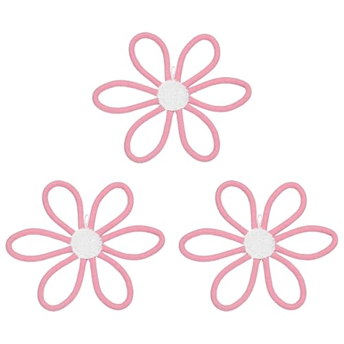 Lot 3 marguerites macramé rose cadeau idéal pour naissance et baptême