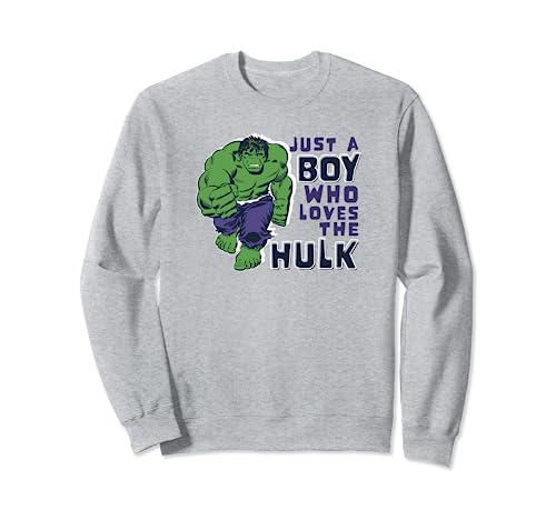 Sweat Hulk Marvel Avengers idéal pour l'école et les jeux du week-end