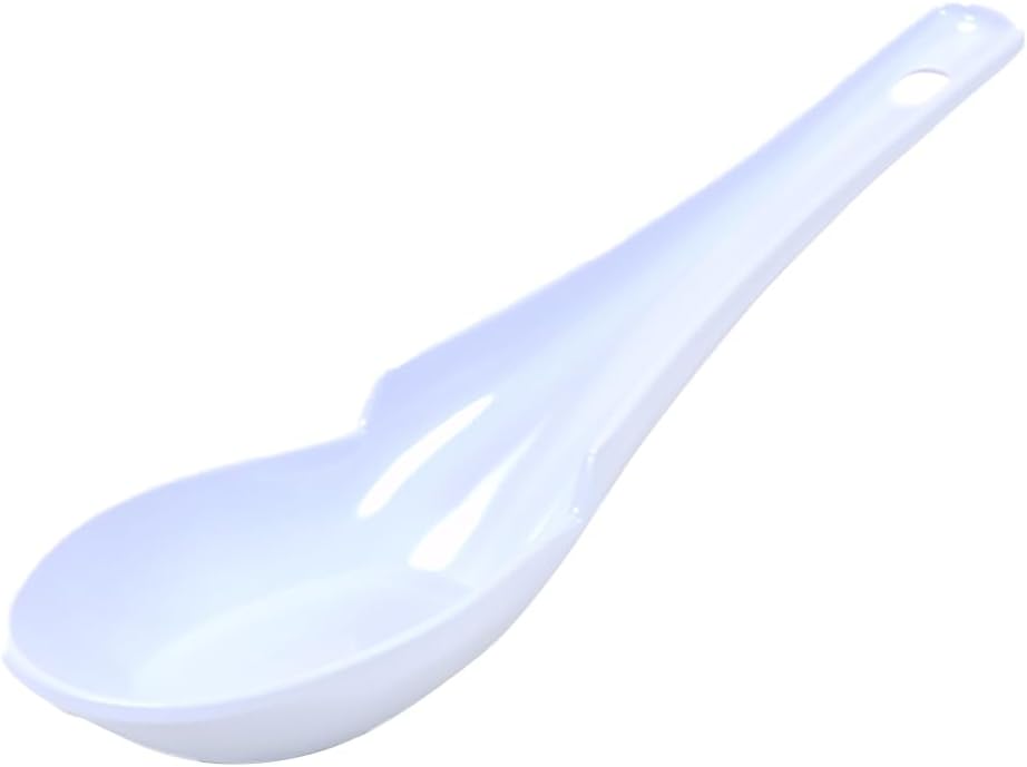 Pearl Metal CC-1561 Astragalus Spoon, Set of 3, Includes Hook, Dishwasher Safe, Ramen, Bowl, White, Chinese House