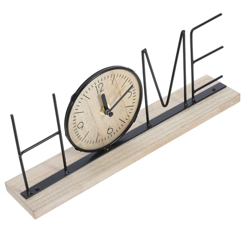 Reloj de dormitorio silencioso estilo vintage analógico sin pilas 2