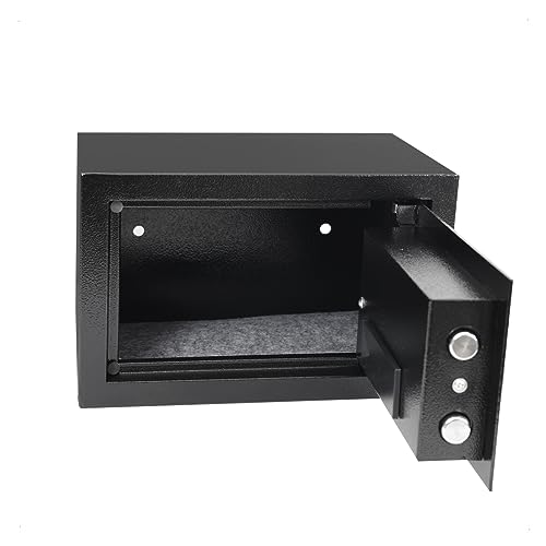 Cofre Eletrônico Digital Grande 30x20x20cm Senha Segredo Chave PRETO Xsafe