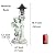 Aloak Angel Statue with Solar Lights (Right) 19.7 Inch, Outdoor Solar Angel Garden Statue with Roma Pillar for Garden Lawn Deocr, Christian Religious Gift