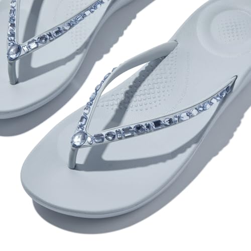 Image of FitFlop Iqushion Multi-Crystal Ergonomic Flip-Flops
