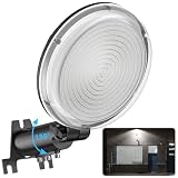 Yihuven LED Barn Light, 10000LM Dusk to Dawn Outdoor Security Flood Lighting 150° Adjustable, 6500K, IP66 Waterproof Street Area Lights for Farmhouse Barns Garage Yard Warehouse