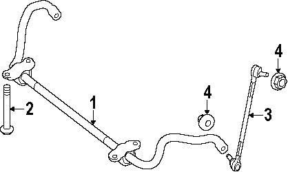 Mercedes-Benz 212 320 25 89, Suspension Stabilizer Bar Link Kit
