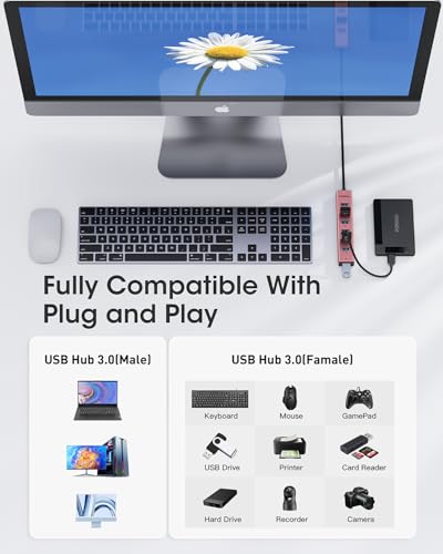 Hub USB 3.0 8 Ports : Solution pour Manque de Prises sur PC et Portable