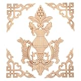 Photo Gallery gymige 5 pezzi di applique in legno non verniciato, intarsi in legno intagliato fai da te, applique in legno colorato, intarsi per porta del letto, armadio, guardaroba, mobili decorativi Photo Gallery gymige 5 pezzi di applique in legno non verniciato, intarsi in legno intagliato fai da te, applique in legno colorato, intarsi per porta del letto, armadio, guardaroba, mobili decorativi
