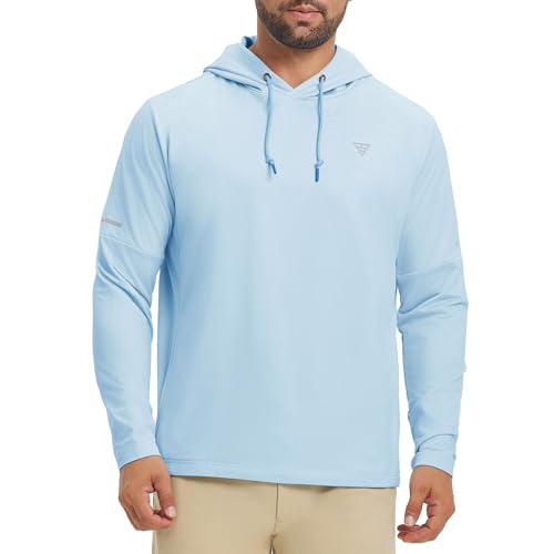 Image of M MAELREG Hoodies for Men Golf Fleece Hooded Sweatshirts Dry Fit Athletic Lightweight Casual Midlayer Mens Hoodies Pullover