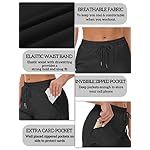 Mancreda Women's Running Shorts with Liner 3 Zipper Pockets Elastic Workout Athletic Gym Yoga Shorts - Image 5