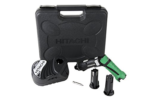 Image of Hitachi DB3DL2 Power Cordless Screwdriver Kit, 3.6V 1.5Ah Lithium Ion Battery - 2, Dual Position, LED Light, Lifetime Tool Warranty (Discontinued by the Manufacturer)