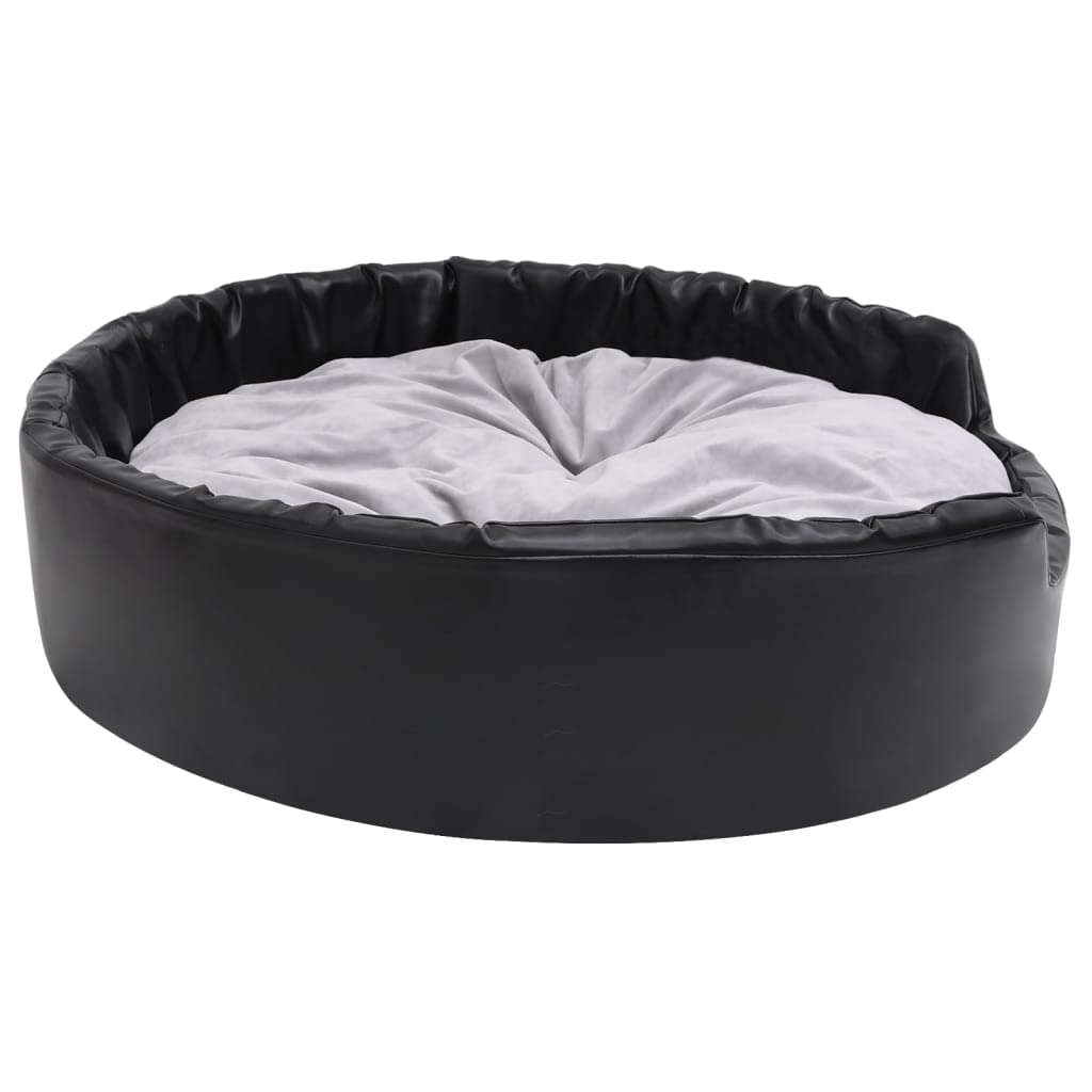 Cama para perros pequeños de felpa suave y piel sintética de fácil cuidado con base antideslizante y funda lavable con cremallera como sofá grueso acolchado para mascotas