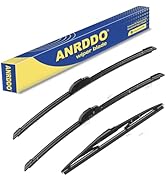 3 wipers Replacement for Chrysler Pacifica 2017-2024/Chrysler Voyager 2020-2024 Windshield Wiper ...